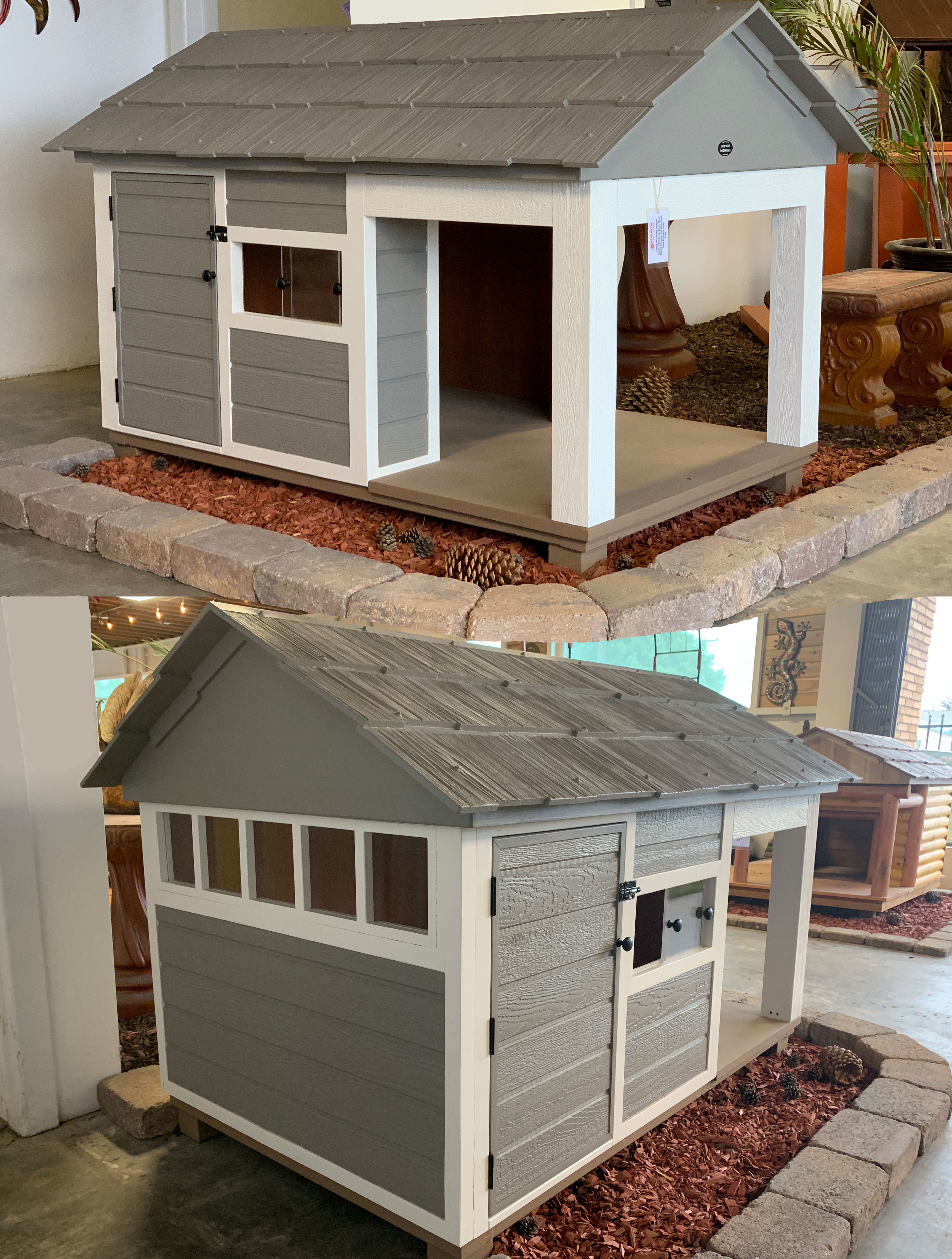 dog house with covered porch