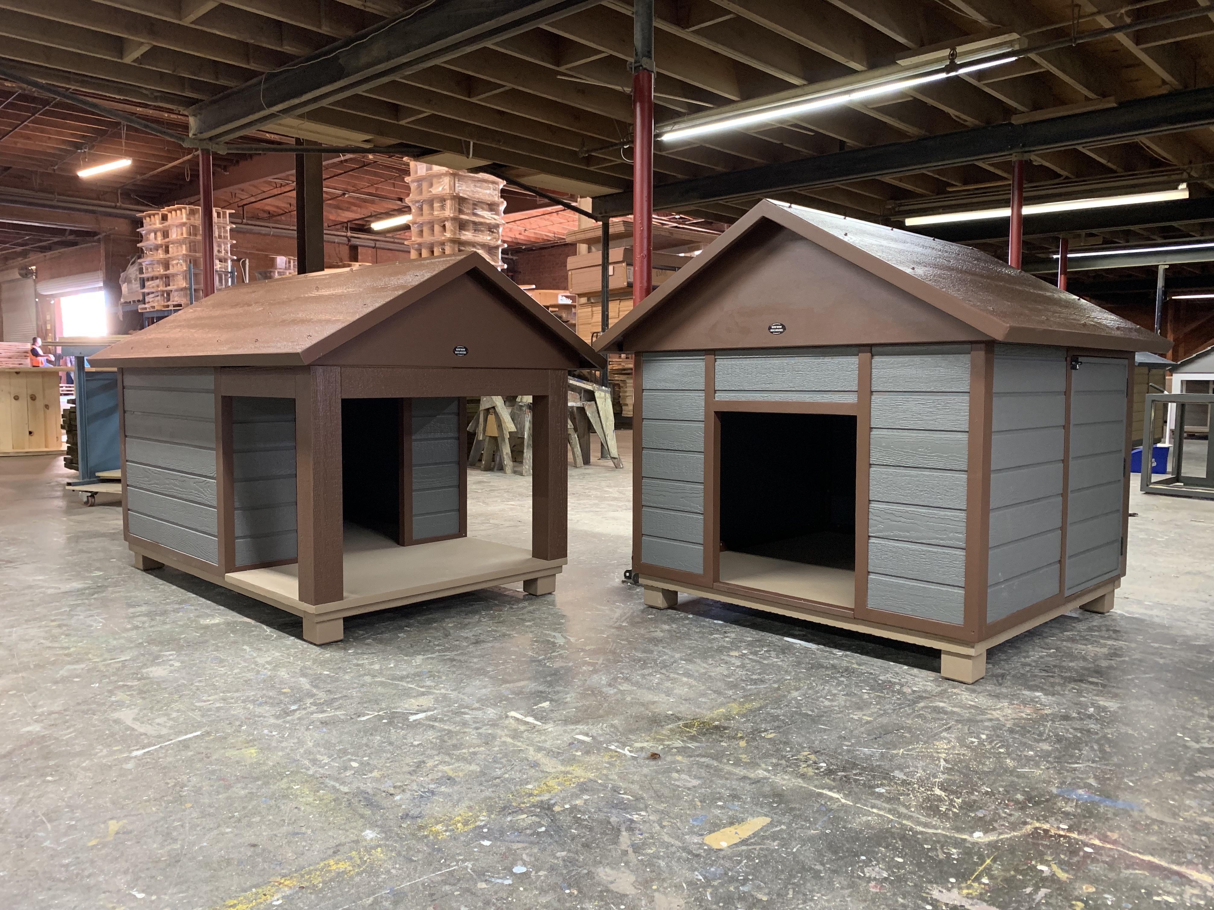 dog house with covered porch